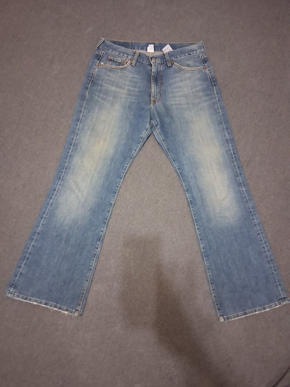 Vintage Lucky Brand Jeans Made In USA Mens 30 Eugene Montesano Relaxed Bootleg